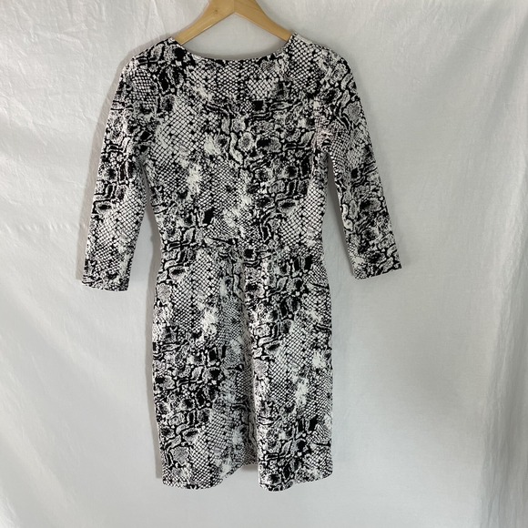 Anthropologie HD in Paris Dress Womens Extra Small XS Snakeskin Print - Picture 4 of 10